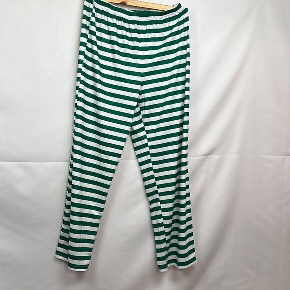 Ekouaer green and white Holiday grinch/elf pajama men’s medium NWT - Picture 10 of 10